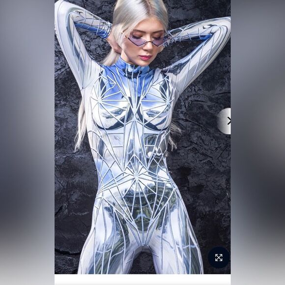 Badinka You Reflect Your Jumpsuit One Piece Romper Catsuit Rare - Picture 1 of 14